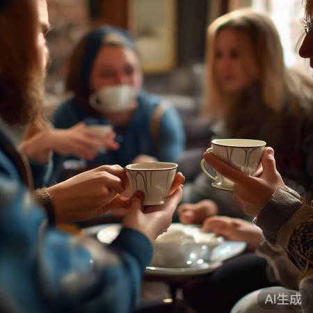 客厅喝茶聊天，牢记安全实用便