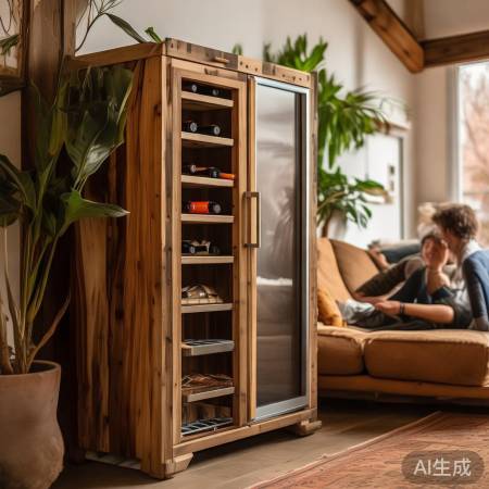 闲置红酒柜变实用冰柜