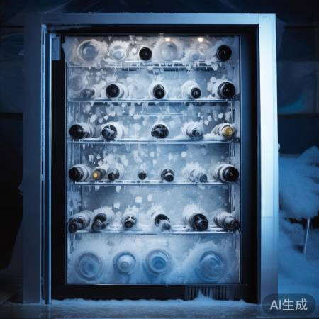 红酒柜温度过低，易结霜