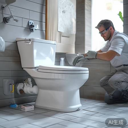 检查马桶安装条件