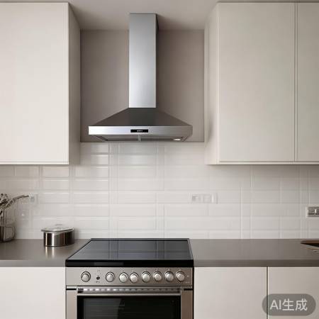 厨房选窄抽油烟机，量尺寸安装。