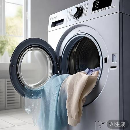 “选好洗衣机，衣物别堆满”