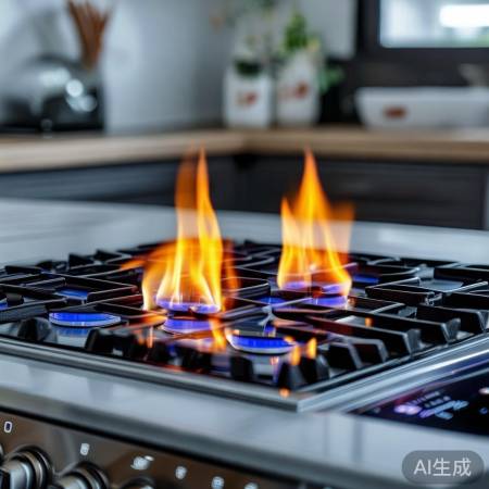 灶具火力强，节能安全