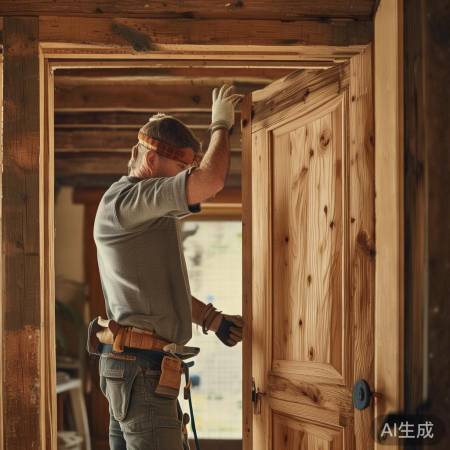 更换新门步骤六