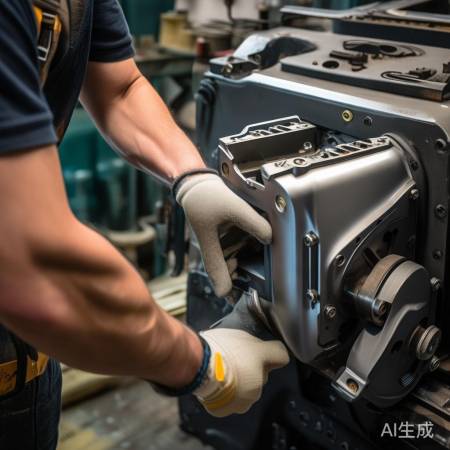 更换盖板，尺寸对齐，反向安装。