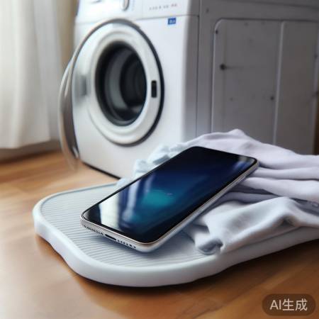 洗衣机旁手机放法