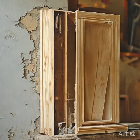 拆门框，注意墙体连接