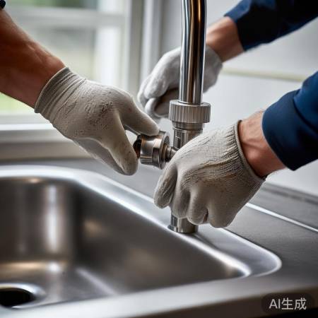 装回进水阀，拧紧螺丝