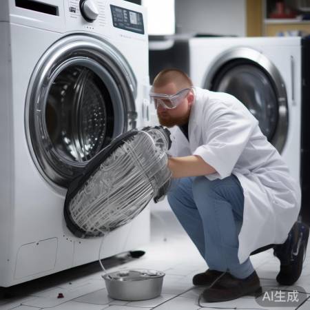 拆卸洗衣机内筒，小心防水