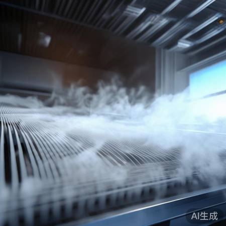 空调蒸发器吸热降温