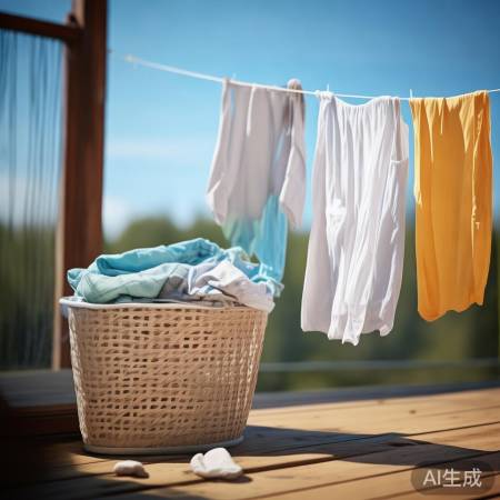 “洗衣后速晾晒，防变形”