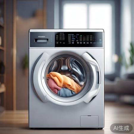 洗衣机操作简单，容量大，时尚实