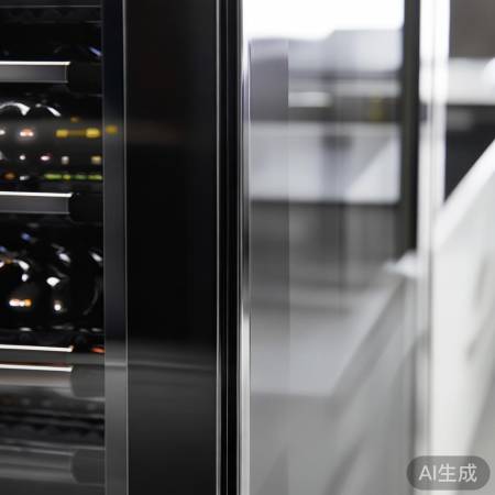 红酒柜旋转门细节考究