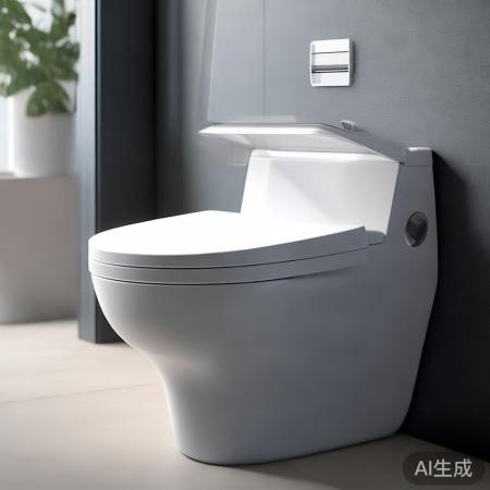 智能马桶盖自动翻盖，贴心方便