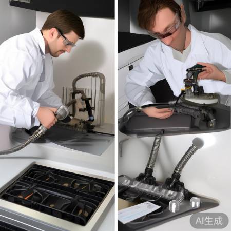 管道电源连接，谨慎操作