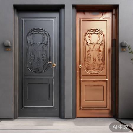 防盗门：钢铜各异价美宜