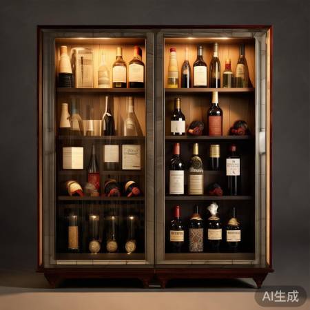 创意红酒柜设计图