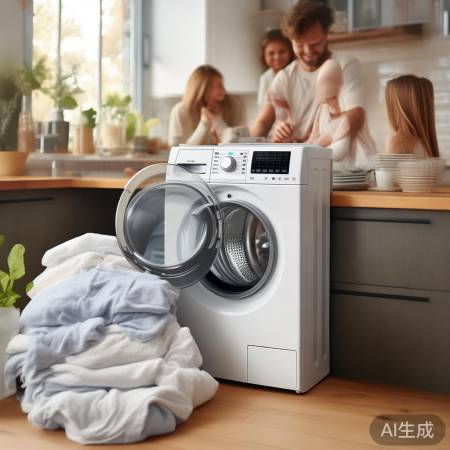 “小鸭洗衣机，家庭清洁新选择”